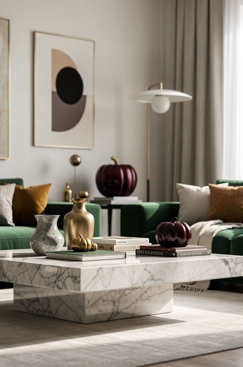 The Warm Room I Come Back To, emerald palette