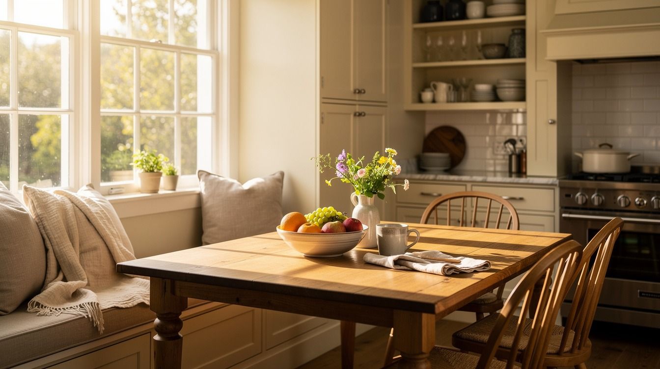 How to Create a Nancy Meyers Breakfast Nook for Slow, Cozy Mornings - 11 Ideas