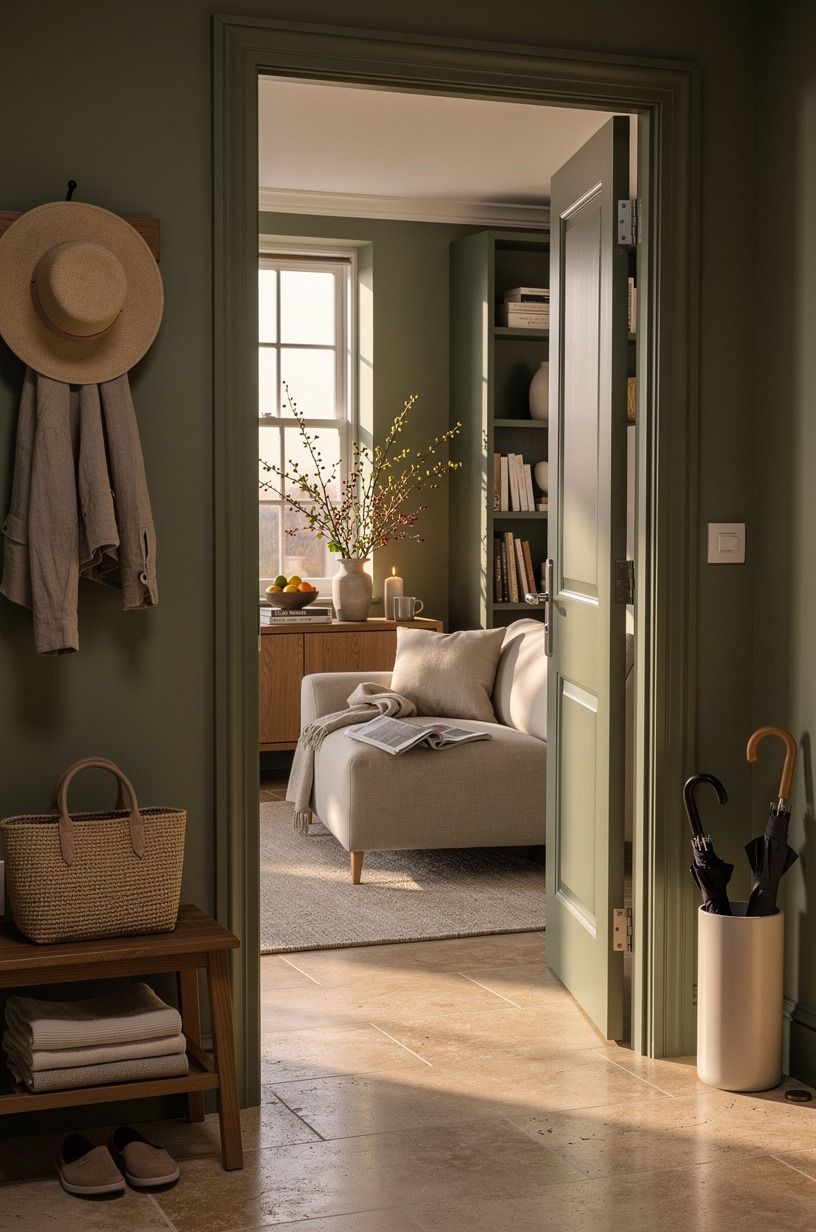 I Added the Details That Made It Feel Lived-In, sage green palette