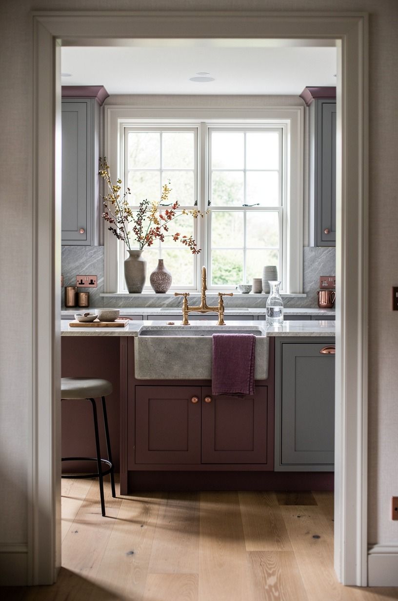 I Let the Sink Become the Main Character, plum palette