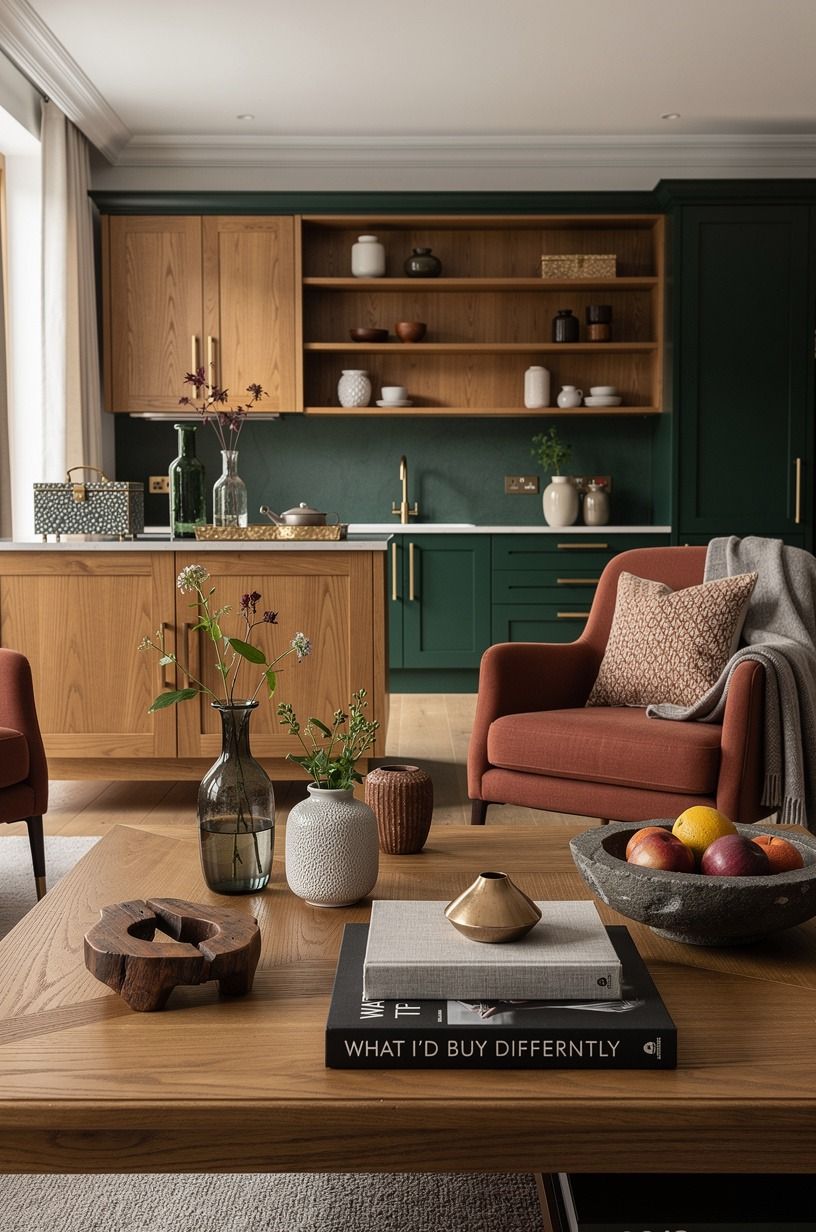 What I'd Buy Differently, forest green palette