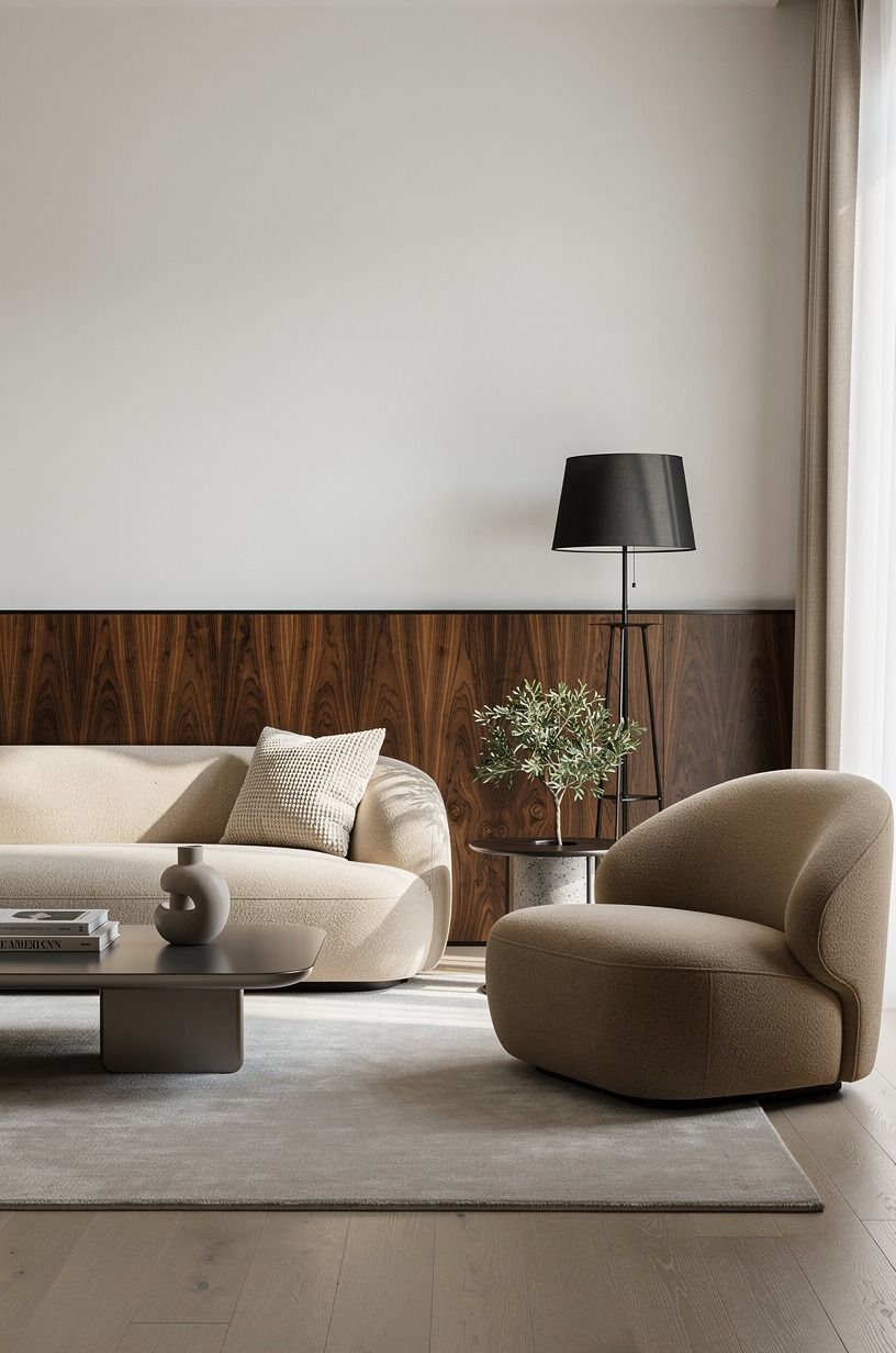 I Built a Softer Layout for This Classic Living Room, warm white palette