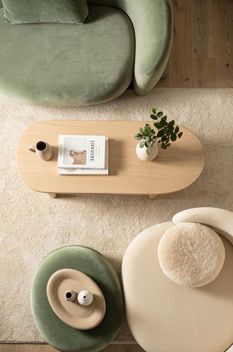 Choose soft contrast over matching décor