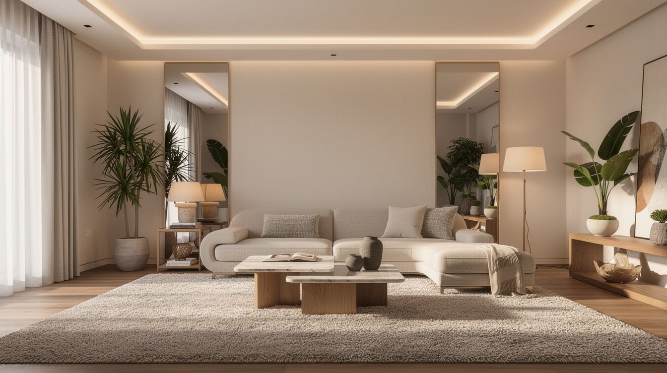 How to Create a No Window Living Room That Fakes Natural Light - 12 Ideas