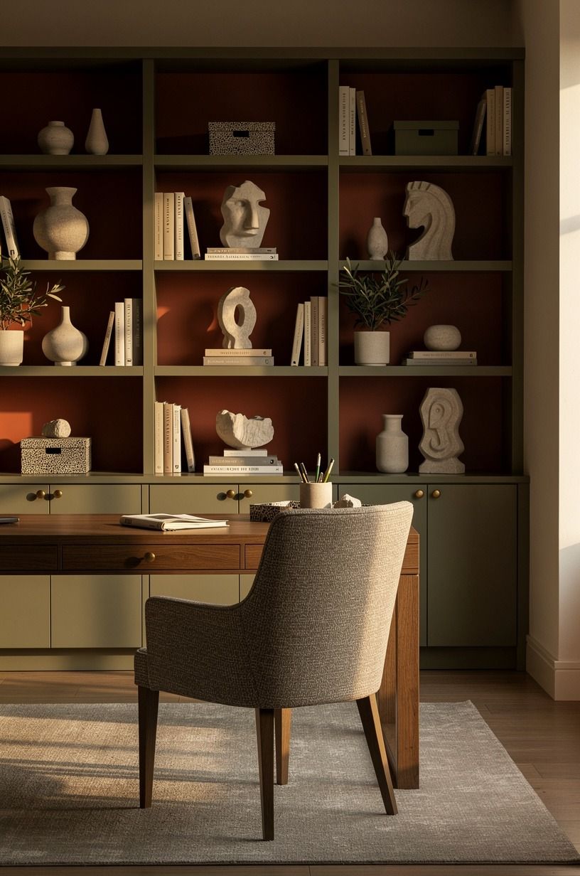 Build a shelf line before you add Halloween details