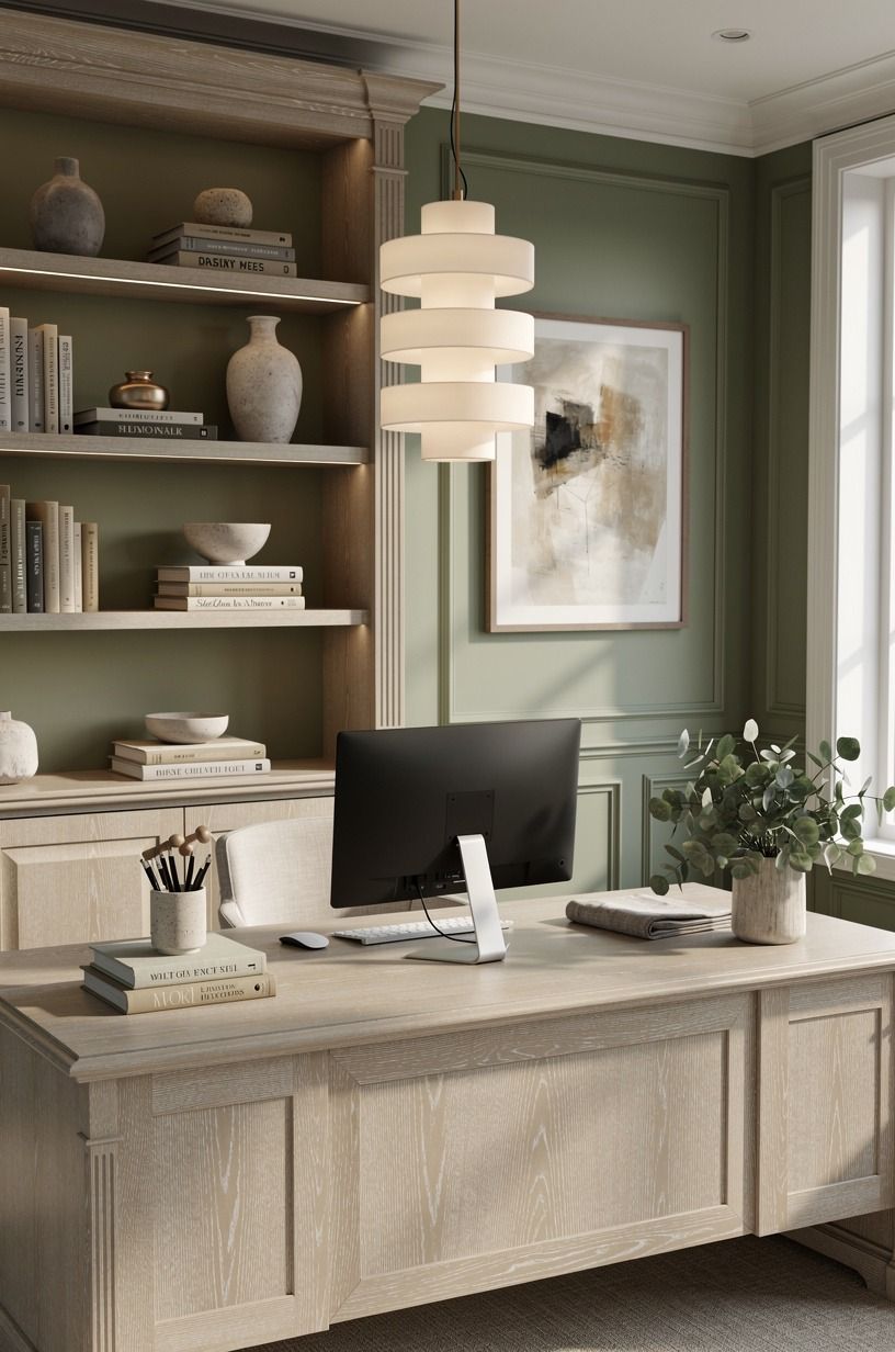 Hang the Three-Height Light Stack above your desk