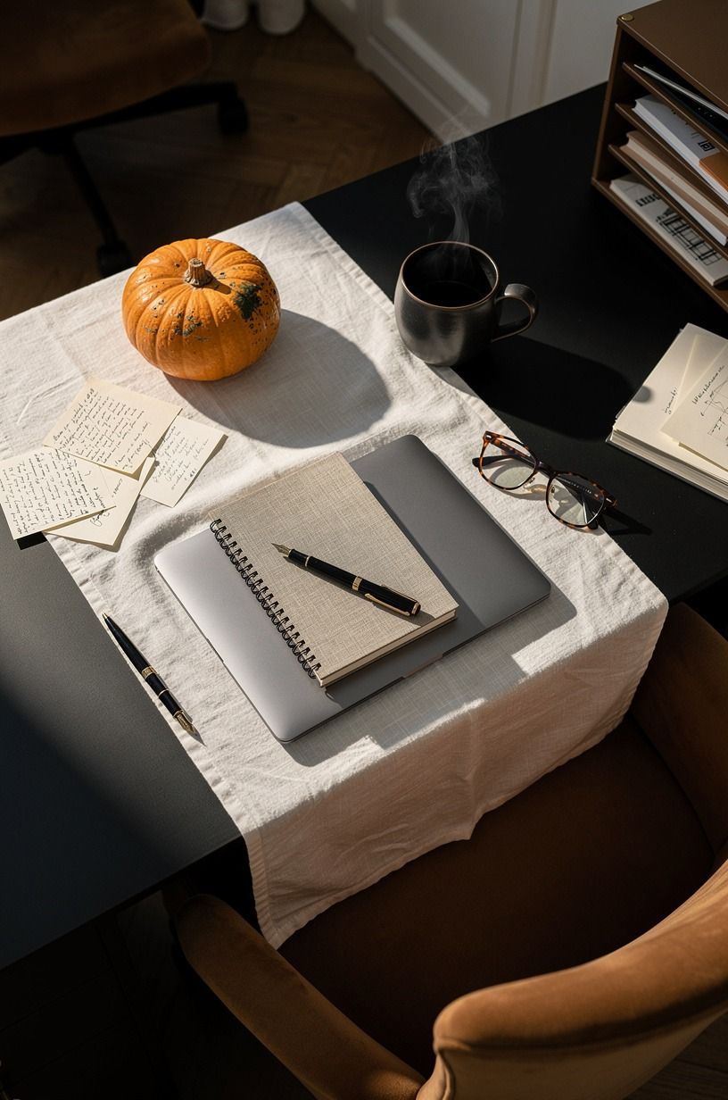 Keep your Halloween study corner believable after dark