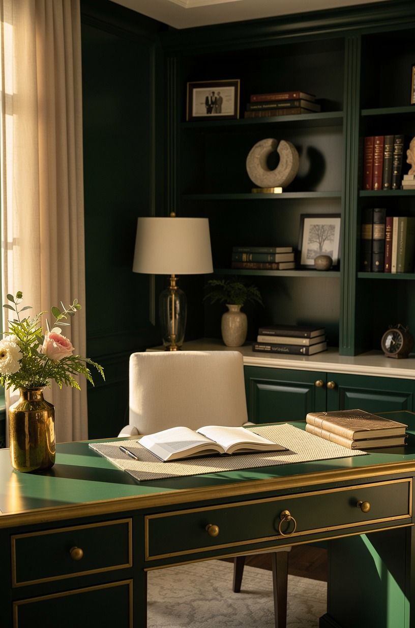 Start with a desk that gives your study corner a spine