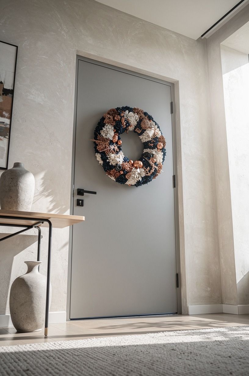 Frame the Door With Halloween Wreath Base Ideas