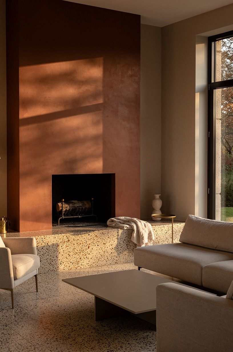 Paint the Hearth Wall, Then Test It at Dusk