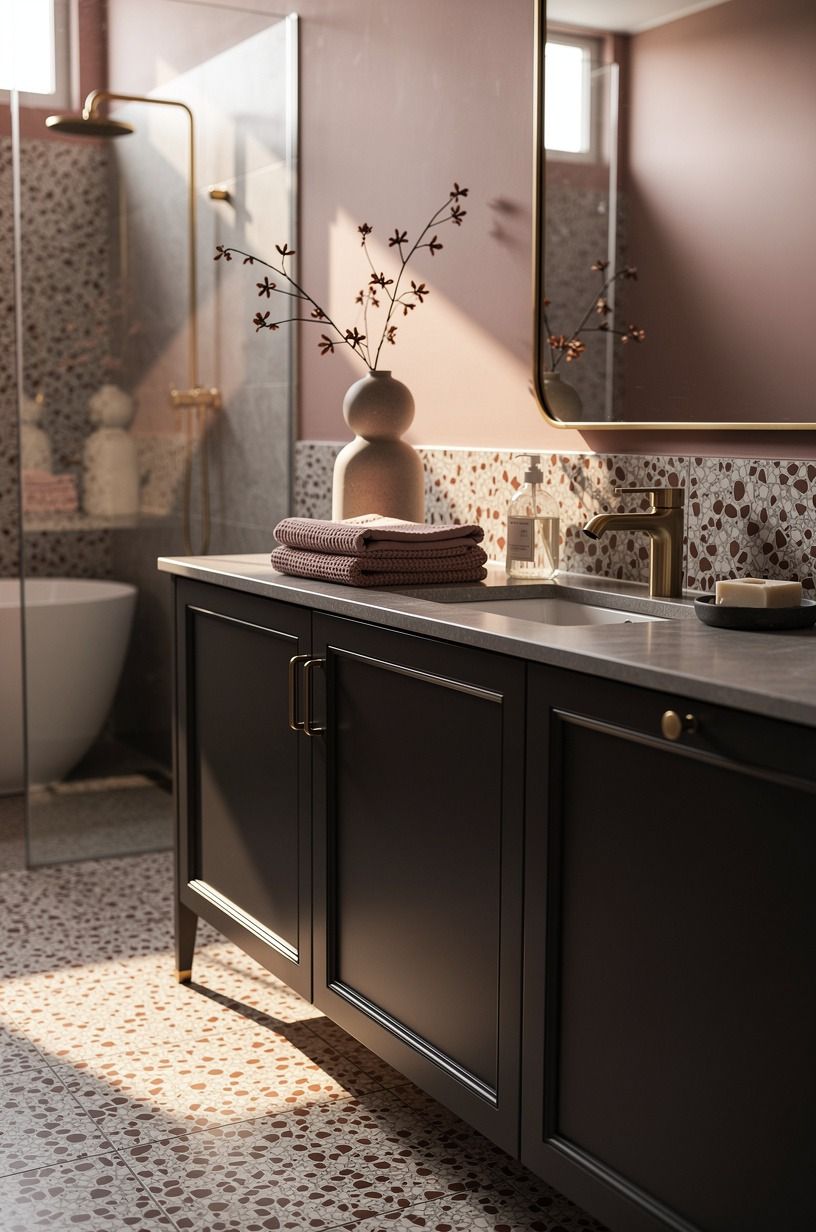 Frame the vanity with the Quiet Contrast Method