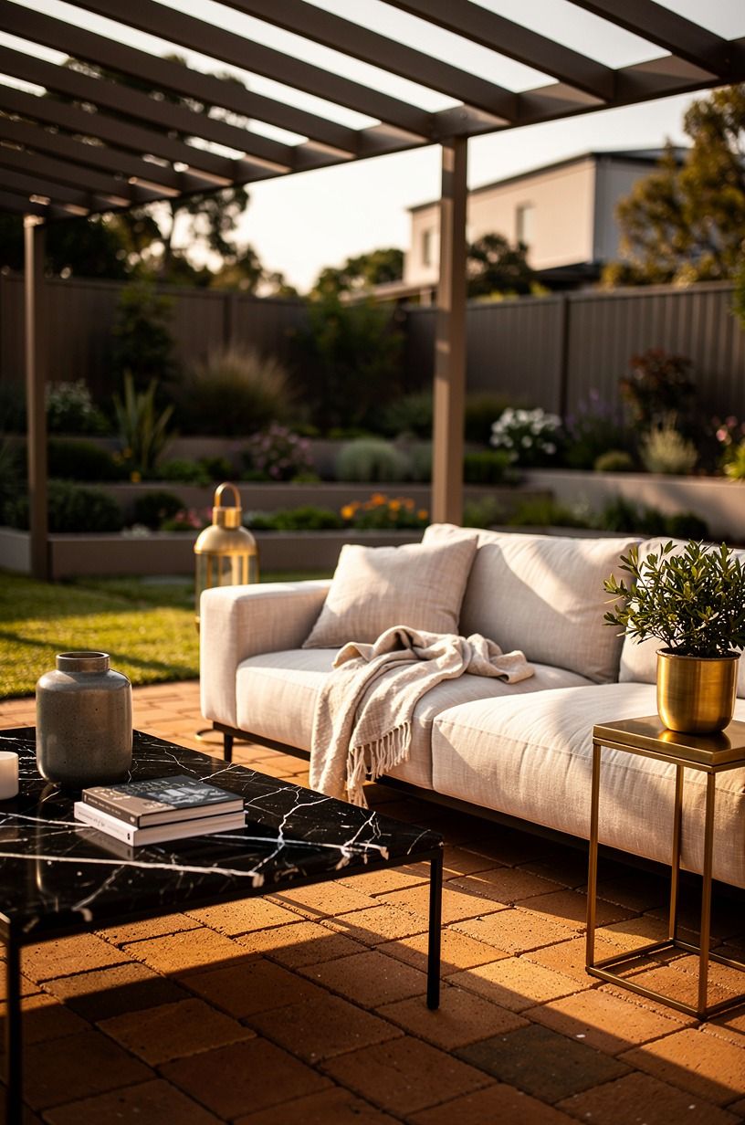 What if you use a pergola edge instead of fence toppers?