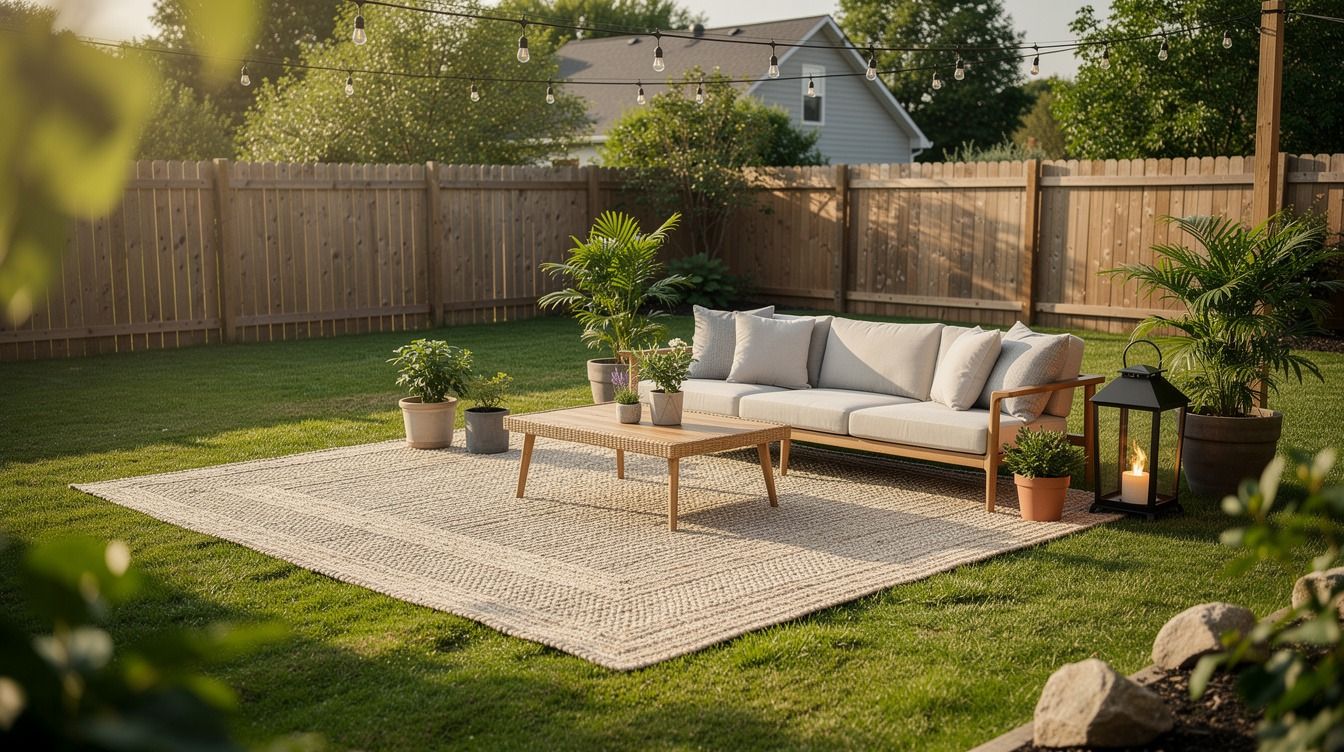 Easy Renter Friendly Backyard Ideas With No Patio or Deck, Under $100