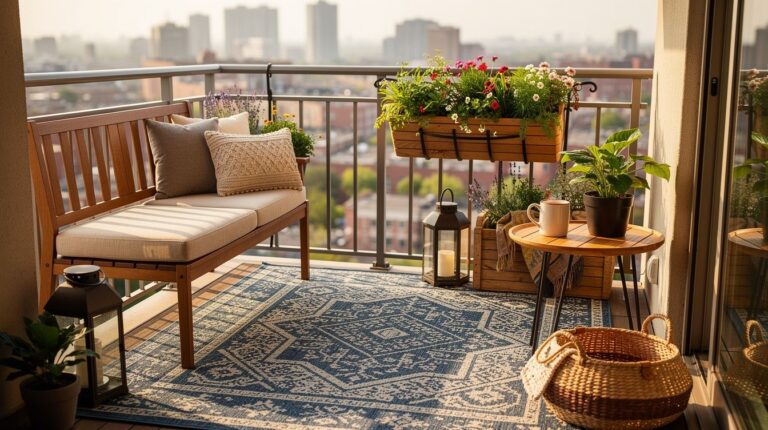 I Made My Renter Friendly Balcony Work for a Tiny Apartment, Finally