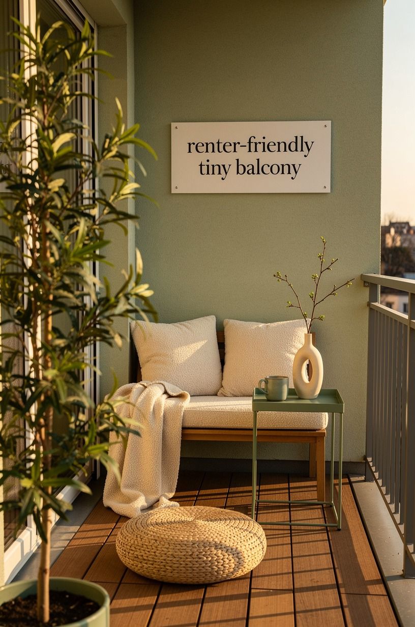 Frame the view with one tall plant