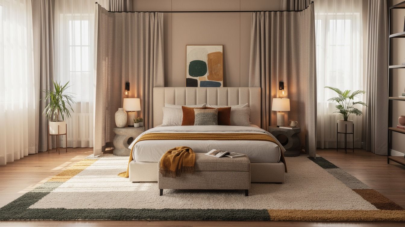 11 Renter Friendly Bedroom Ideas That Need No Drilling, Even In Small Spaces