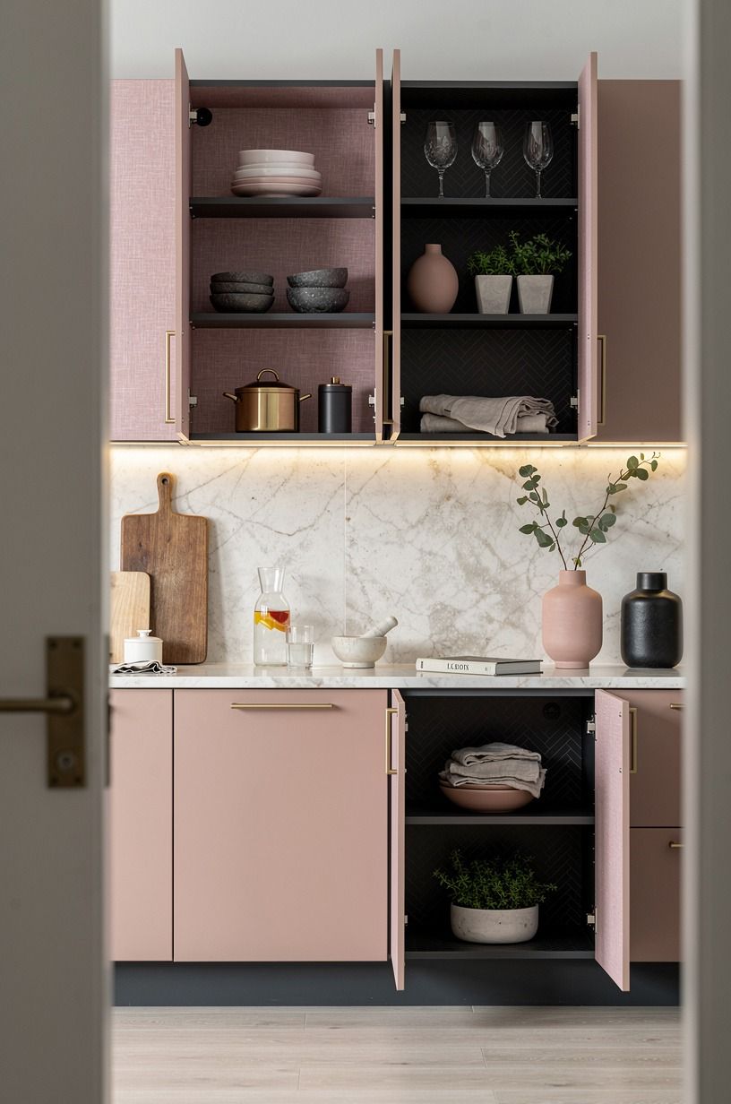 Can Contact Paper Make Cabinet Interiors Feel Finished?