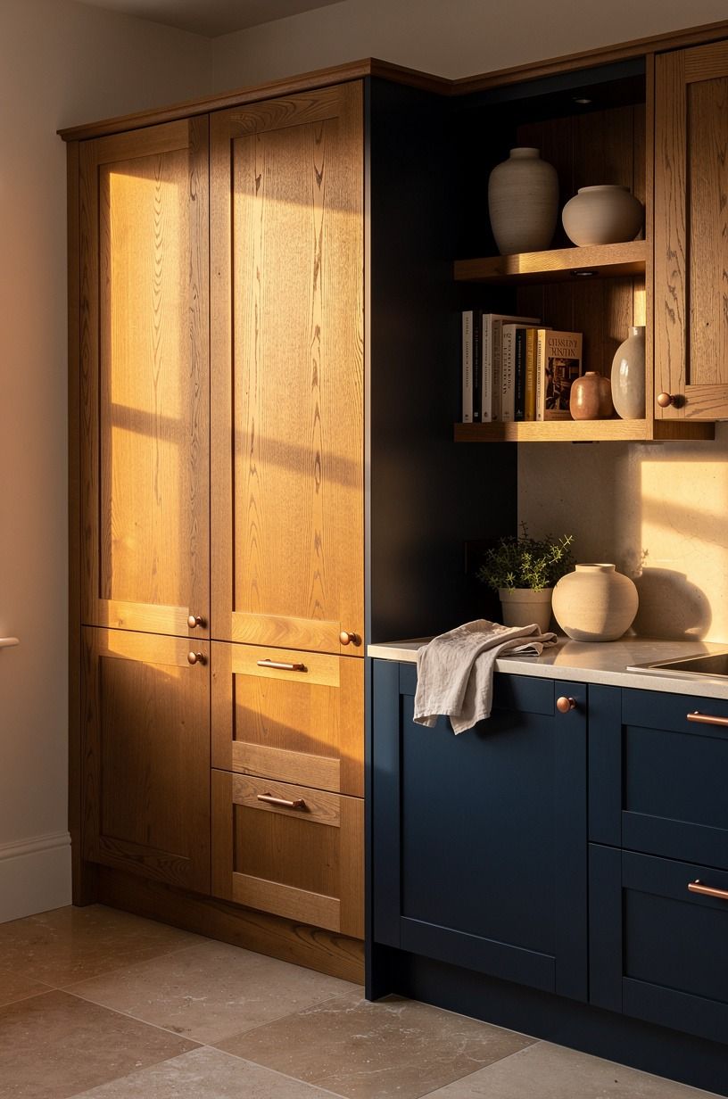 The Warm Oak Rule Creates Contrast