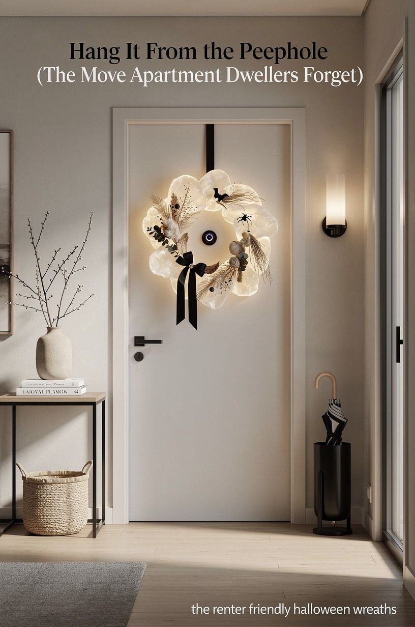 Hang It From the Peephole (The Move Apartment Dwellers Forget)