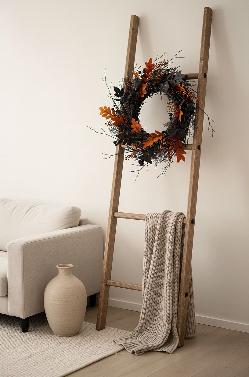 Mount It on a Leaning Ladder for a Zero-Contact Display
