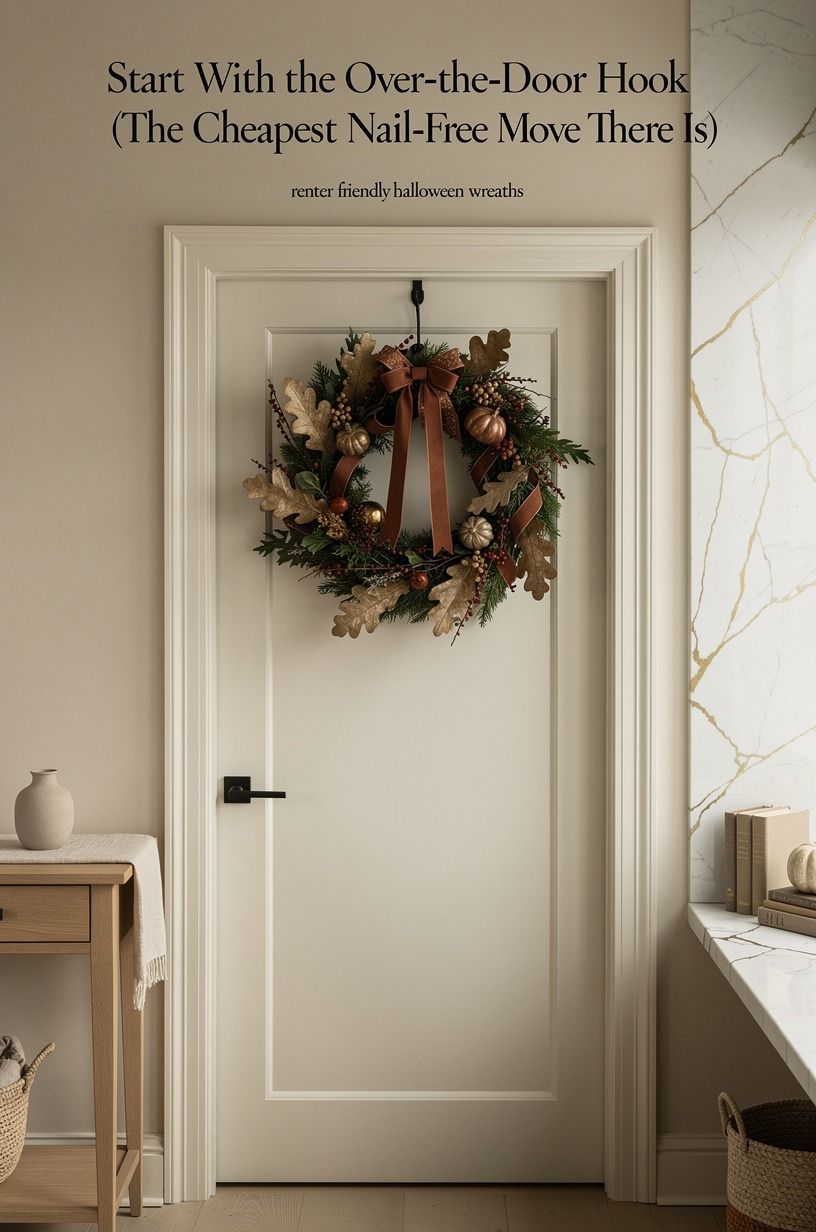Start With the Over-the-Door Hook (The Cheapest Nail-Free Move There Is)