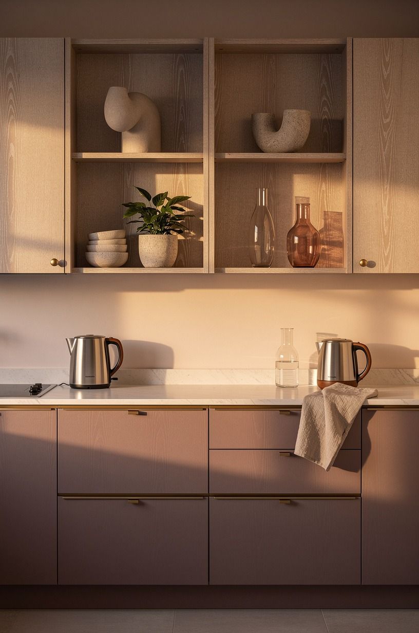 Mix Closed Bins With Airy Open Storage