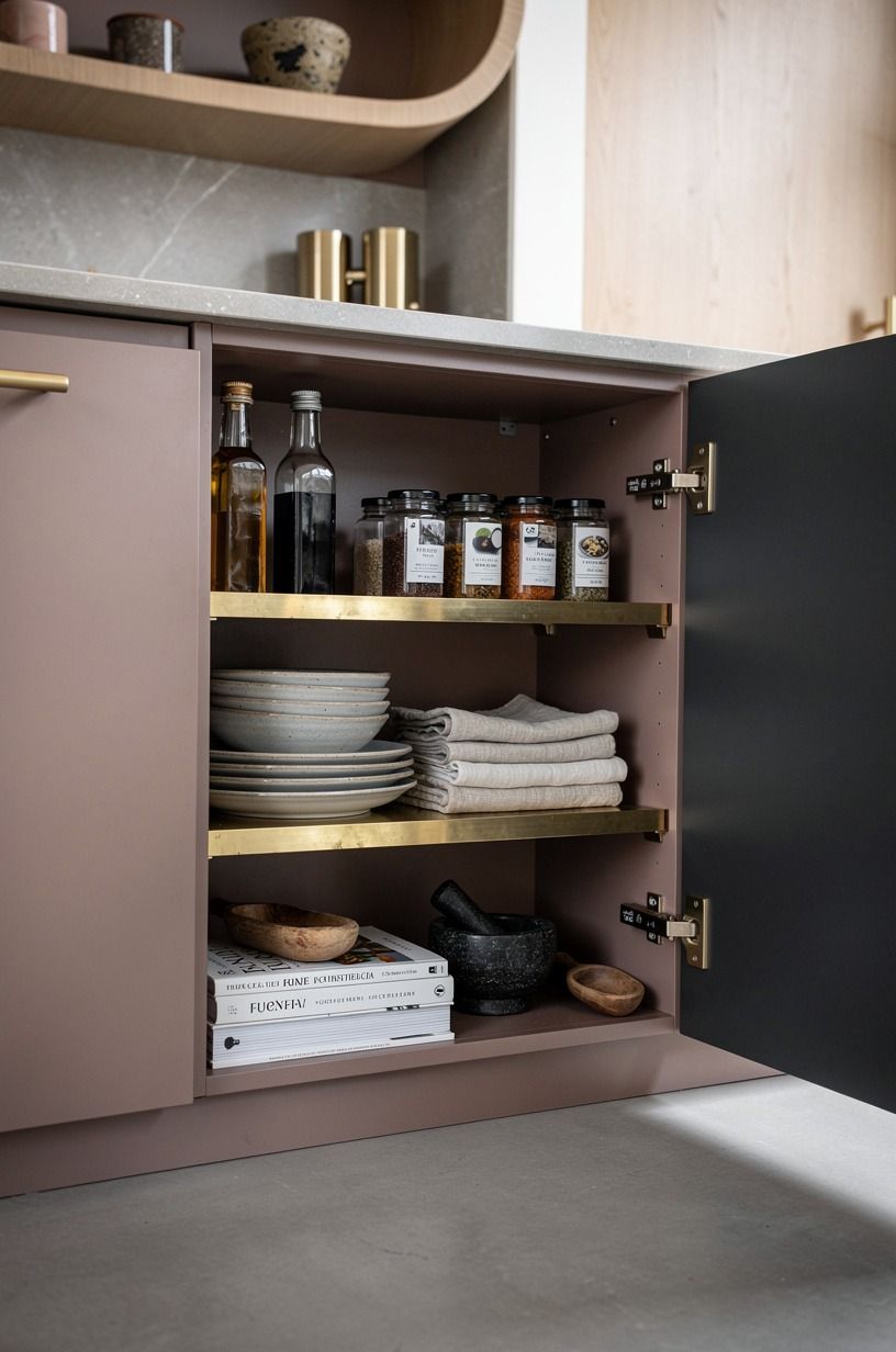Style a Shelf by Use, Not by Color