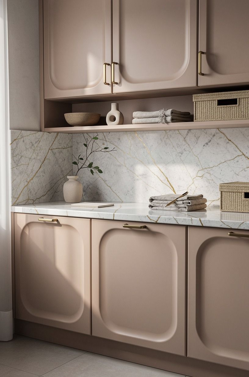Turn a Backsplash Gap Into the Drop-Zone Shelf