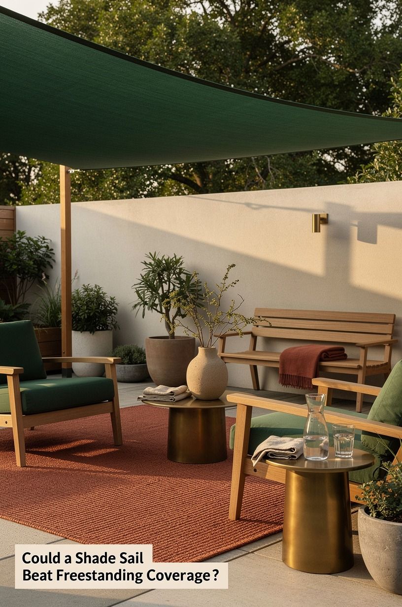 Could a Shade Sail Beat Freestanding Coverage?