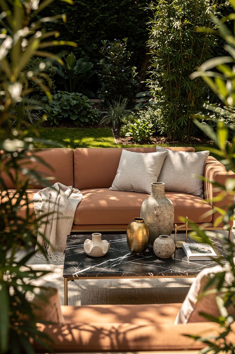 Frame the Edge with Tall Plants