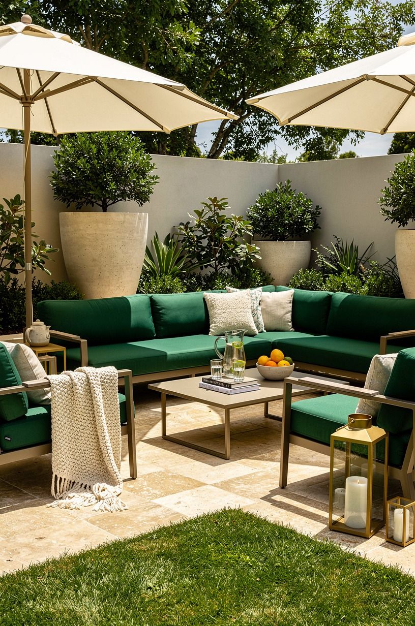 Start with the sunniest seating zone