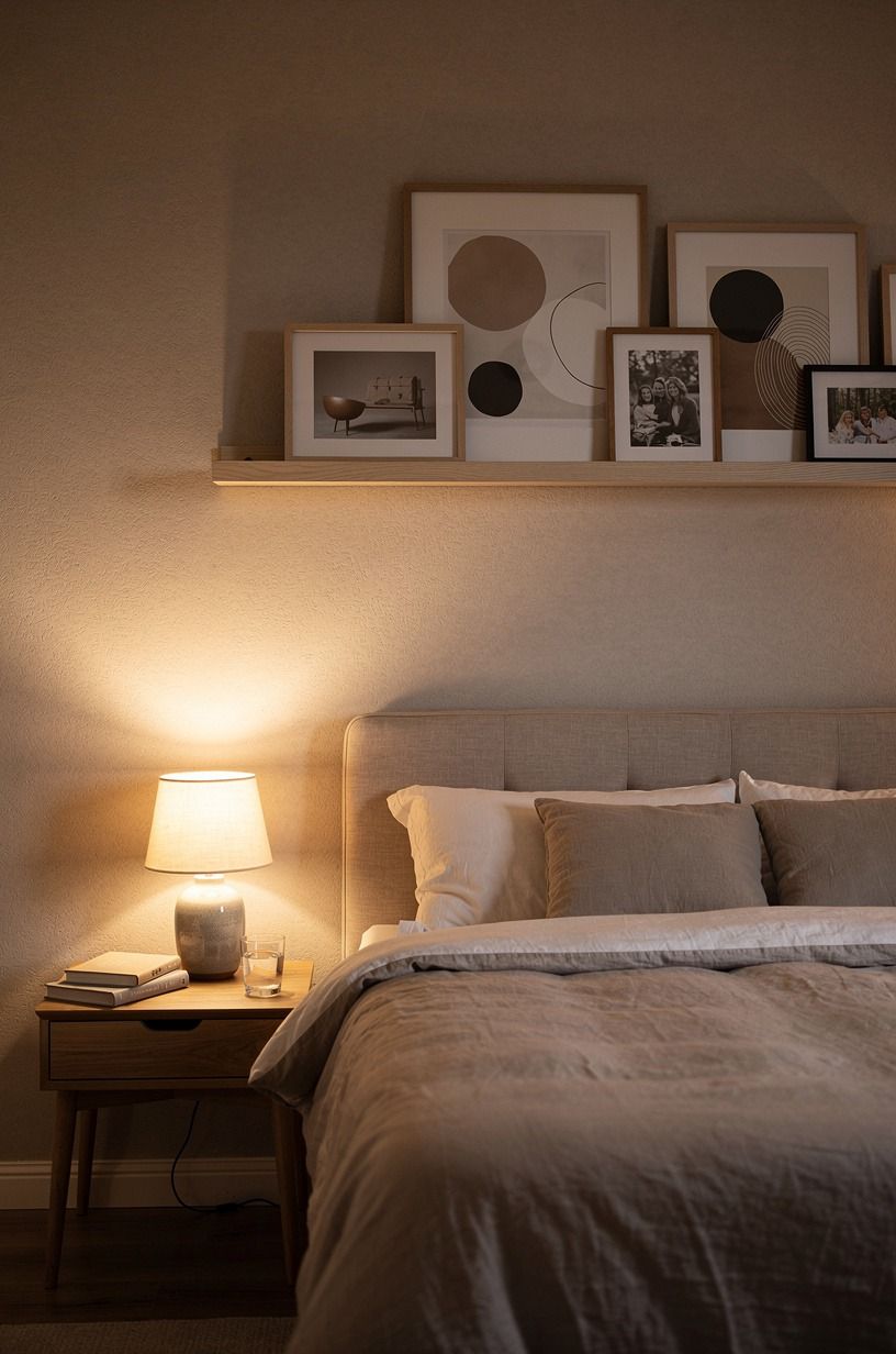 Float a picture ledge without drilling