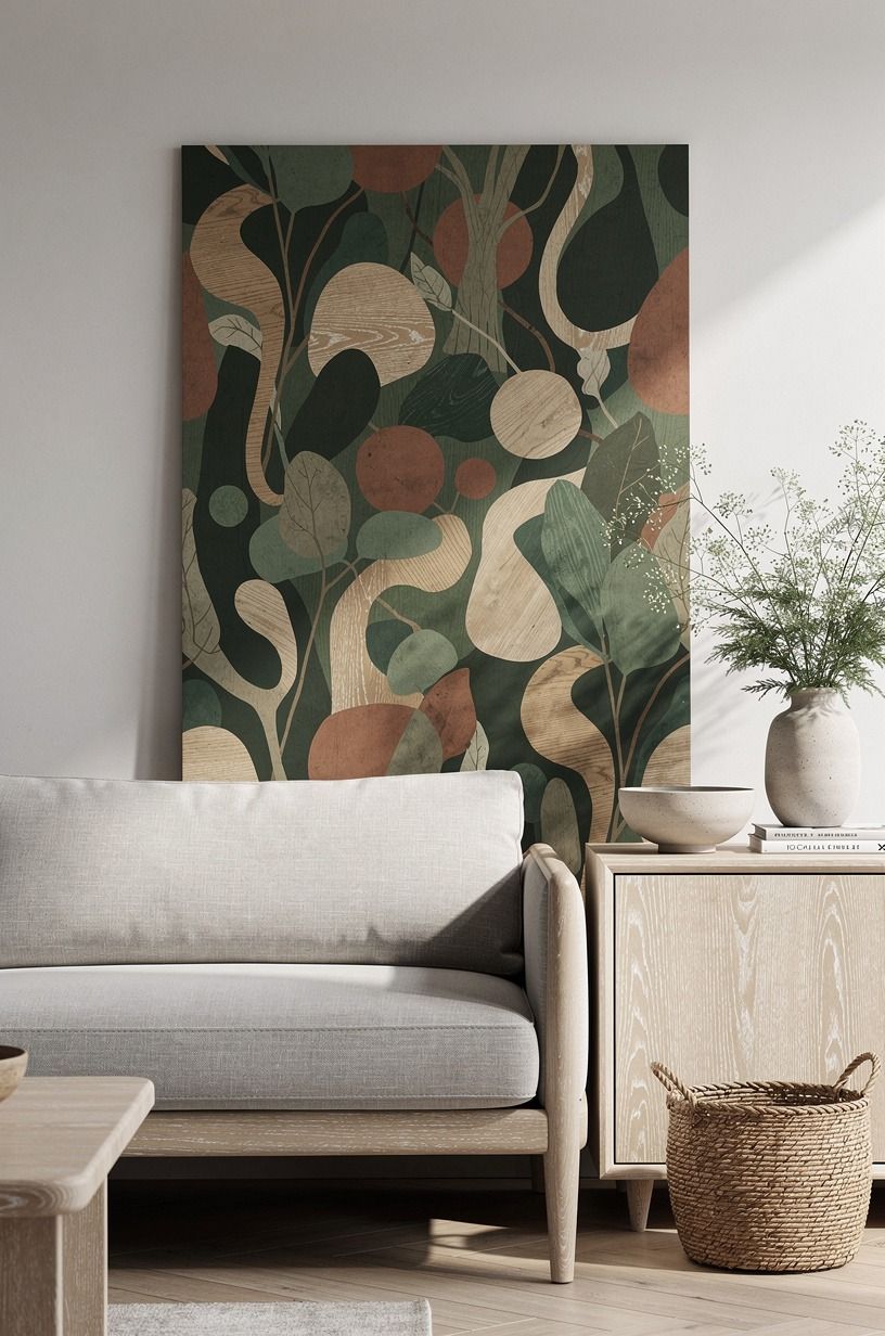 Float a Removable Panel Behind the Sofa