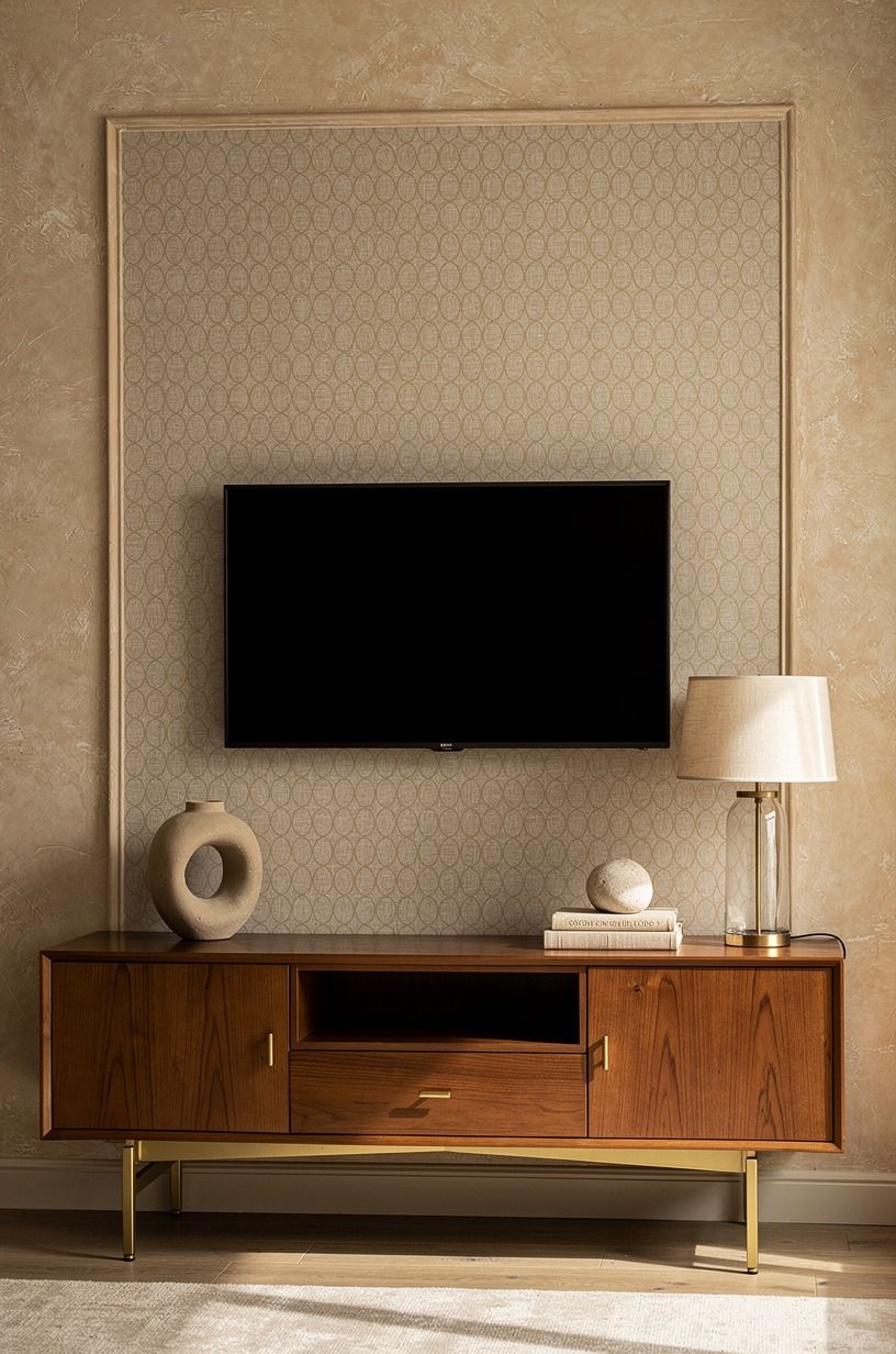 Frame a TV Wall With a Quiet Repeat