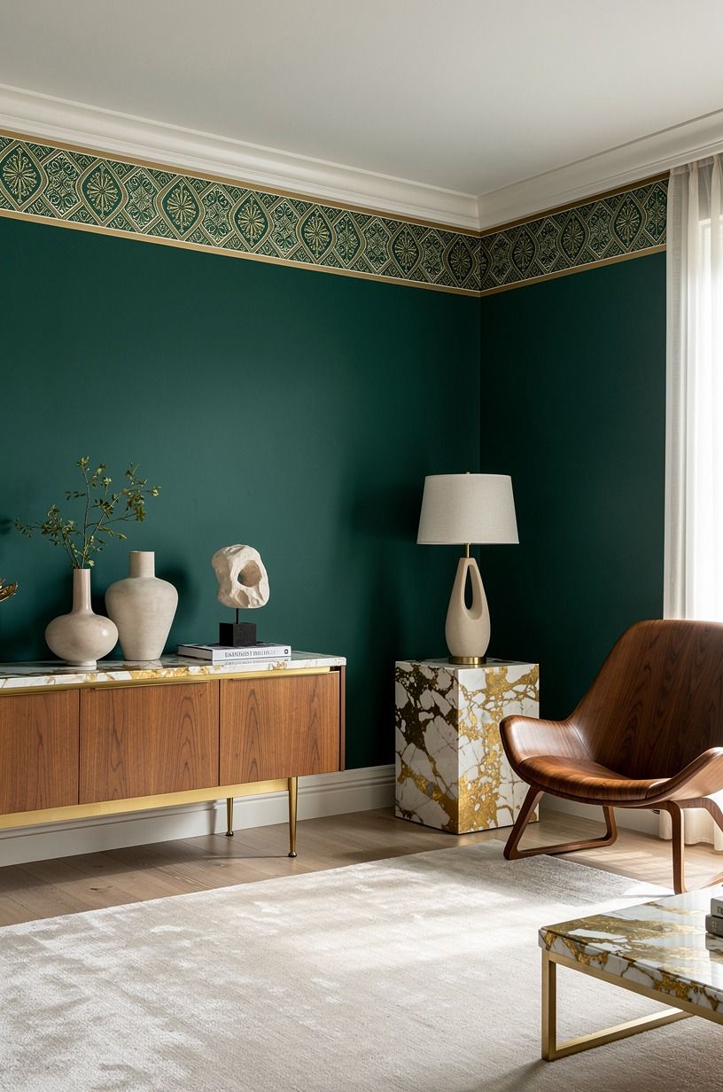 Paint the Ceiling Border With the Two-Inch Pause
