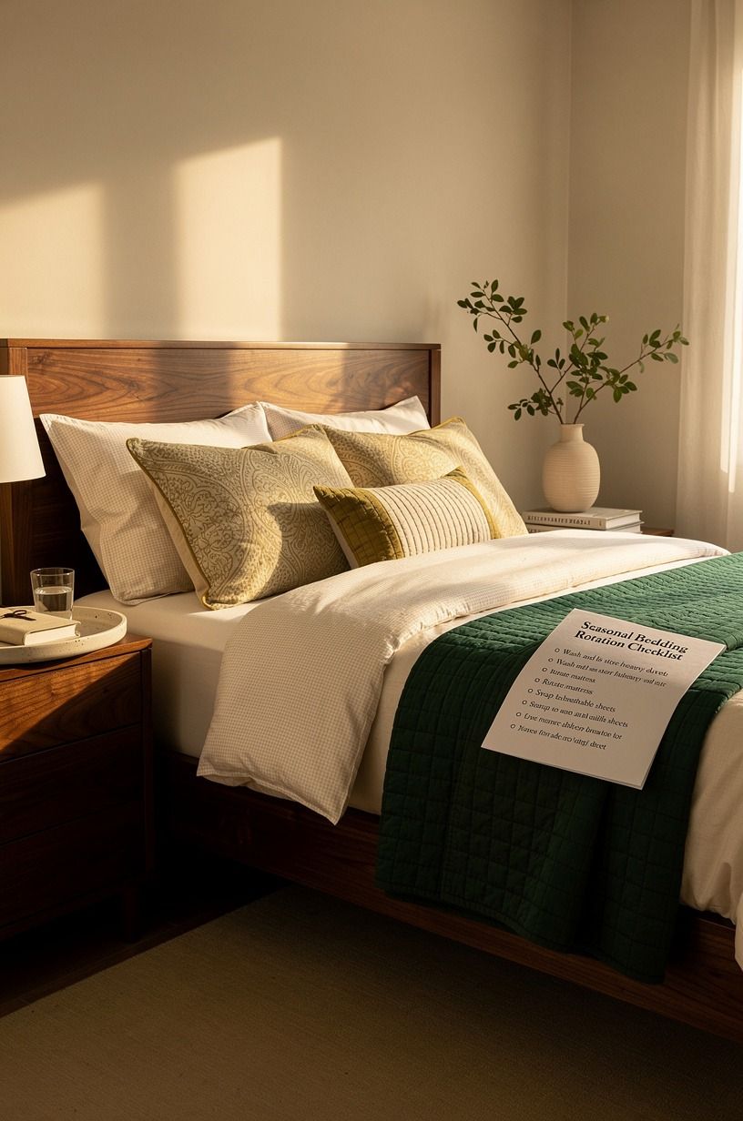Where I’d start if your bed feels off, emerald palette