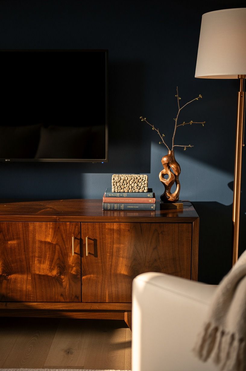 Choose the TV Stand Over a Wall Shelf