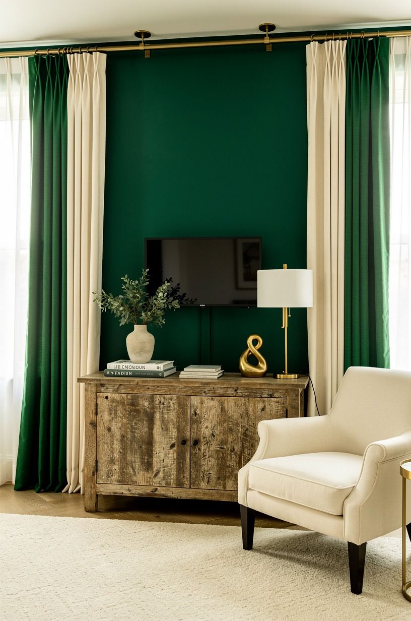Hang Curtains High Without Touching the Wall