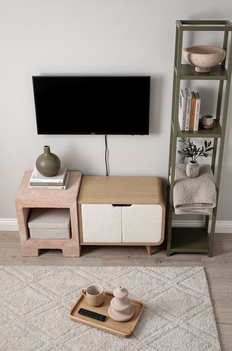 How Do Three Heights Change a TV Nook?