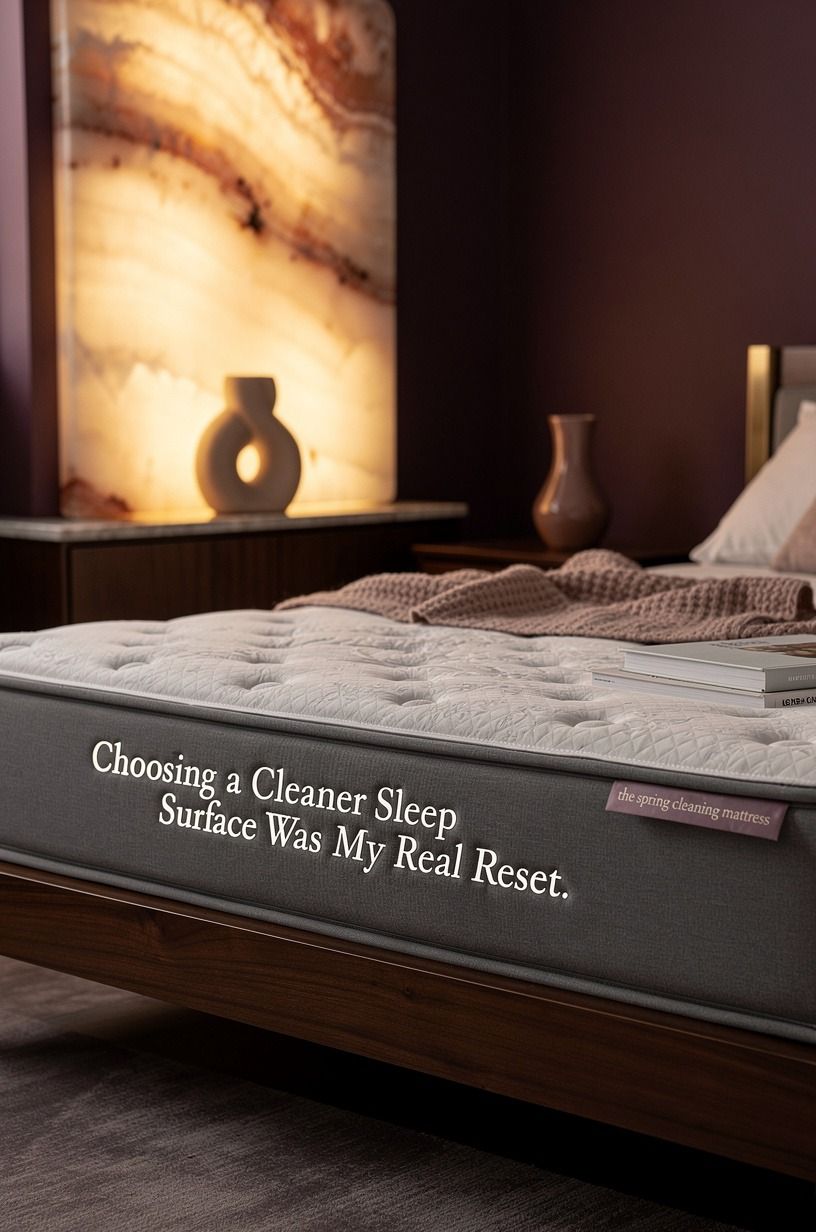 Choosing a Cleaner Sleep Surface Was My Real Reset, plum palette