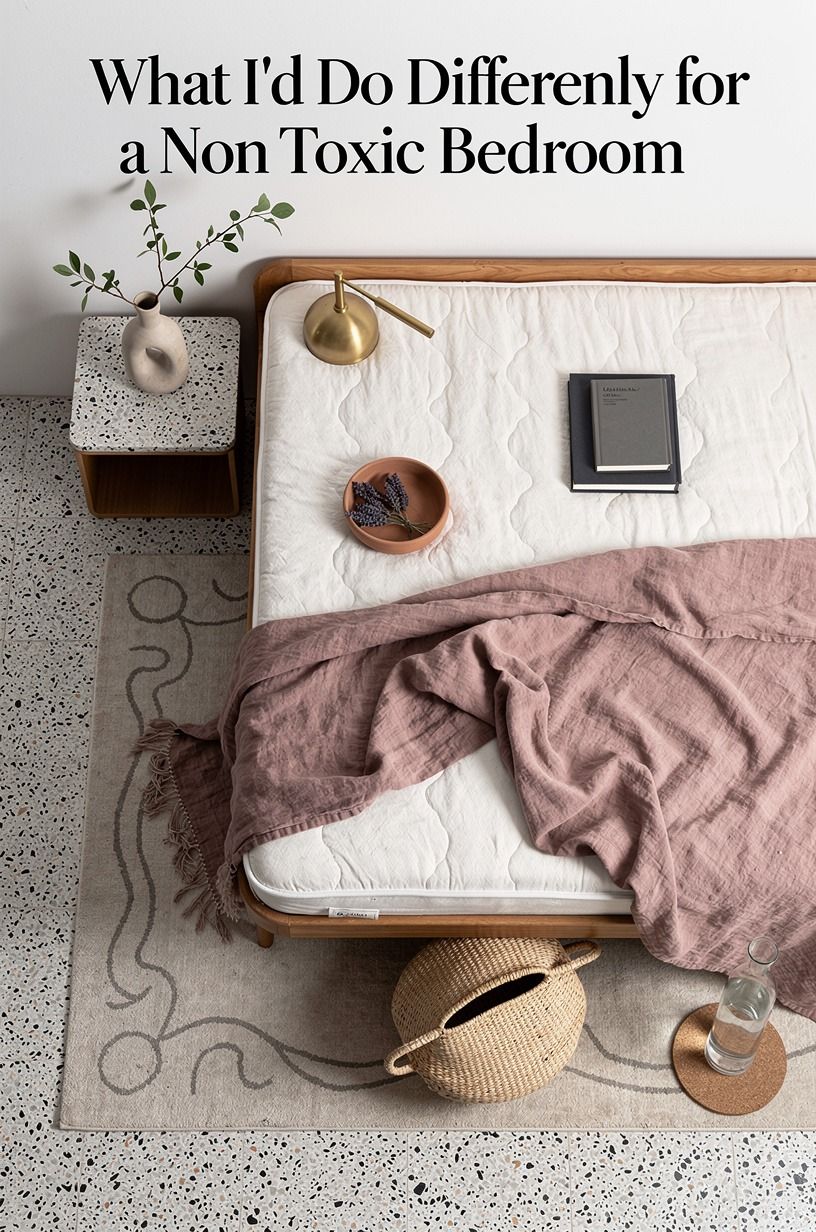 What I’d Do Differently for a Non Toxic Bedroom, dusty rose palette