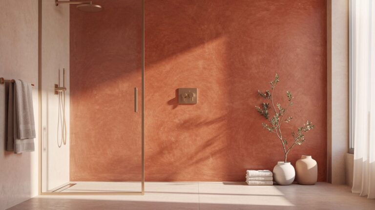 How to Create a Terracotta Tadelakt Bathroom for Sun-Warmed Color - 11 Ideas