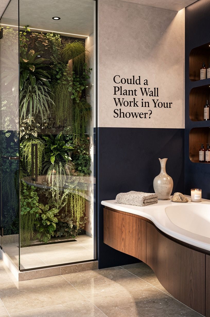 Could a Plant Wall Work in Your Shower?