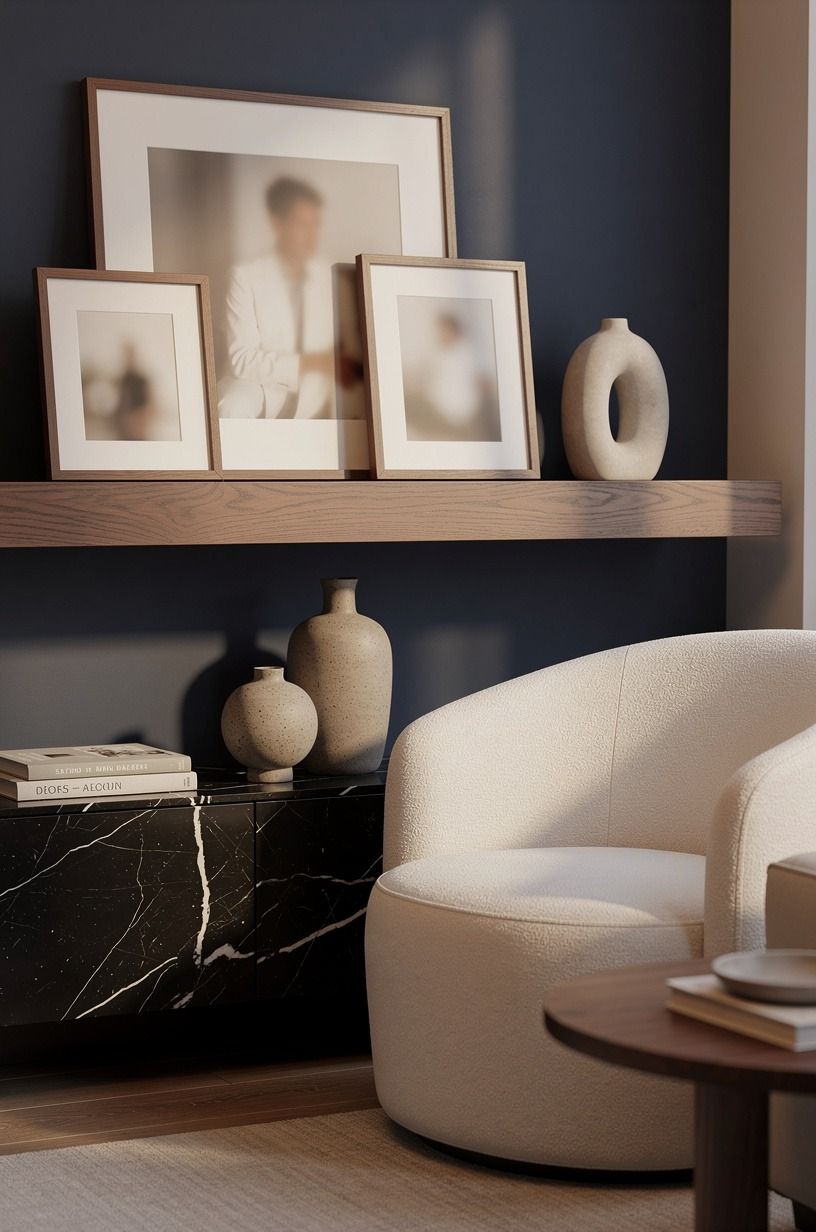 Layer a Picture Ledge for Easy Changes