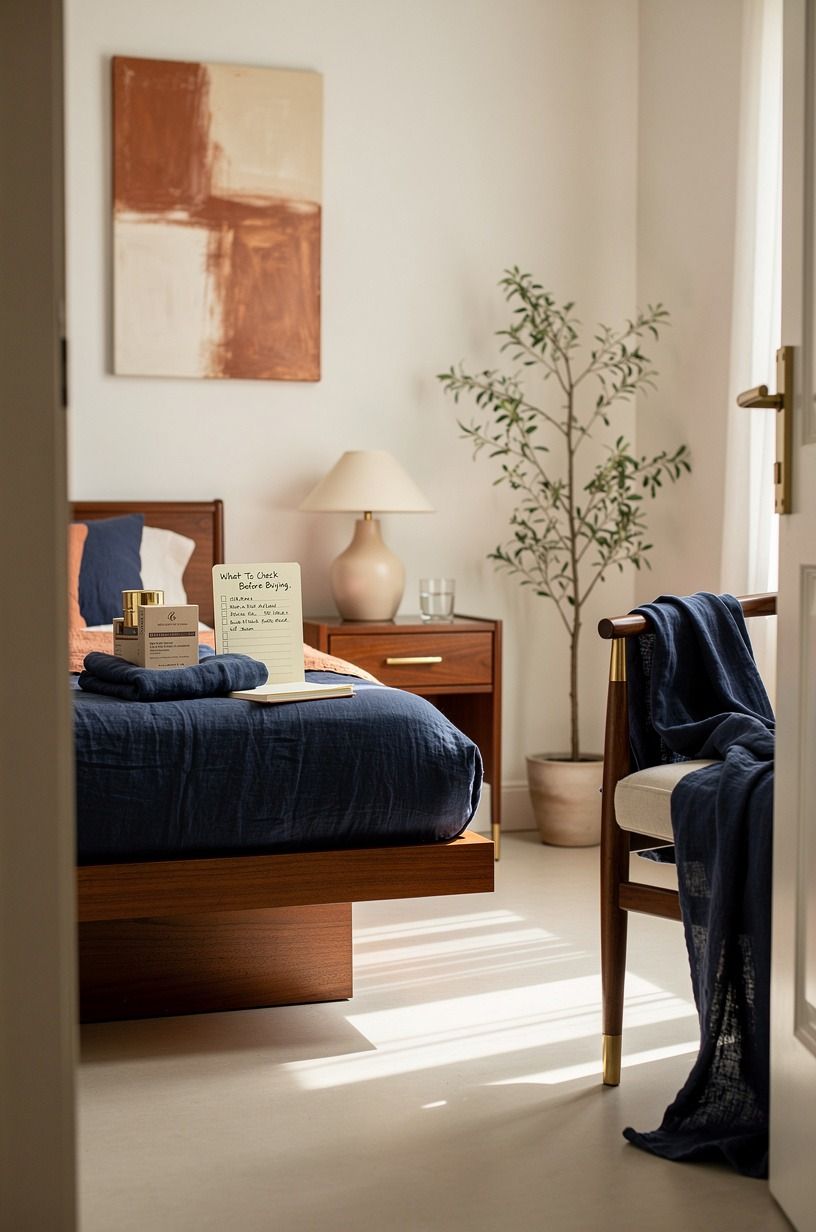 Where I would start in my own room again, midnight blue palette