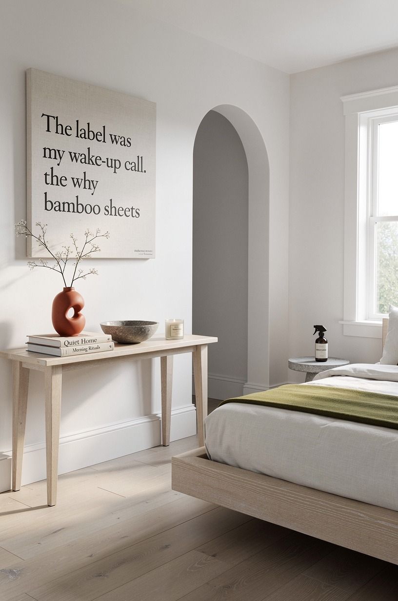 The label was my wake-up call, terracotta palette