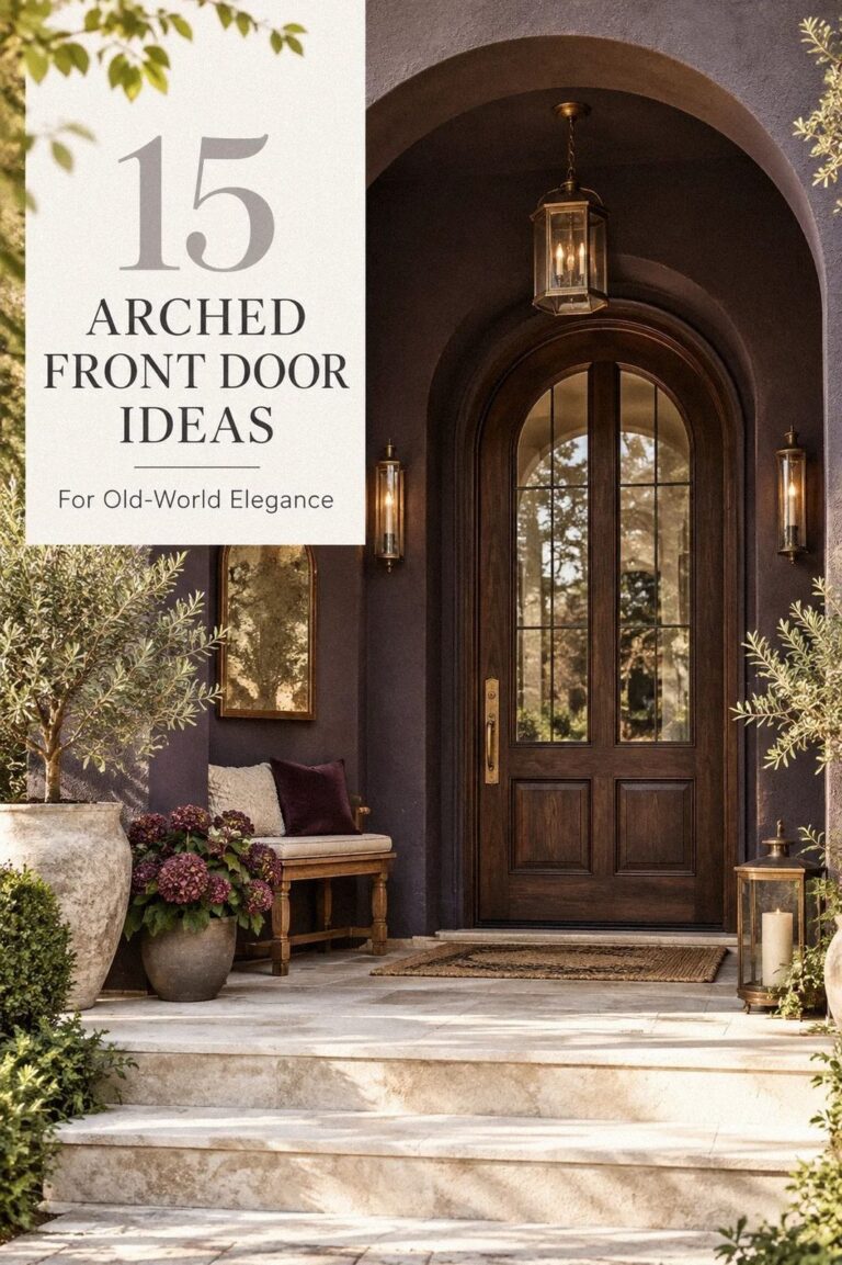 I Added an Arched Front Door for Old-World Elegance, Here's What Changed
