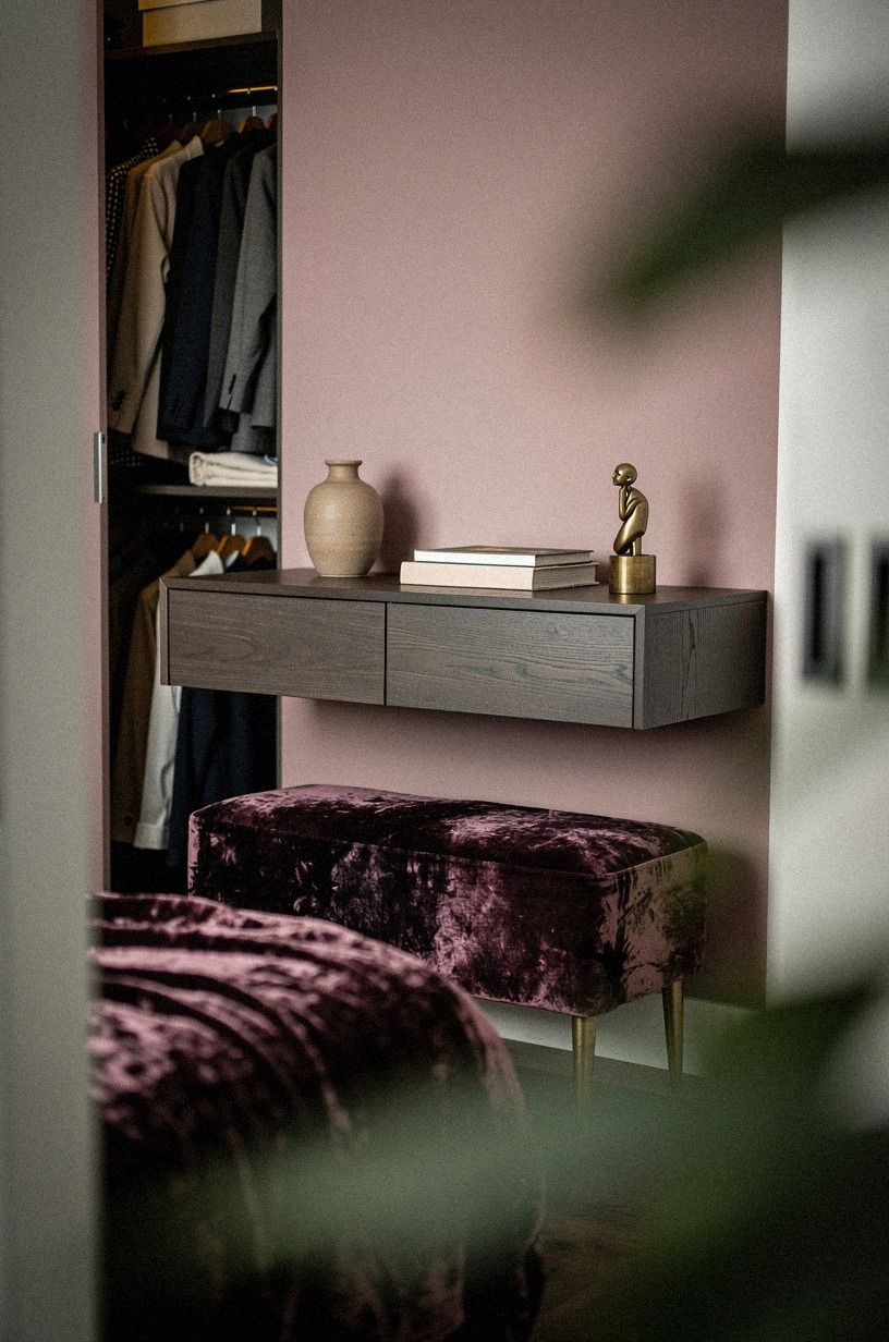 Float a Narrow Dresser Instead of Crowding the Floor