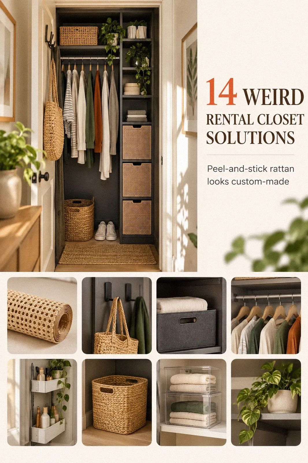 I Solved Awkward Closet Solutions for Weird Rental Layouts Without Renovating