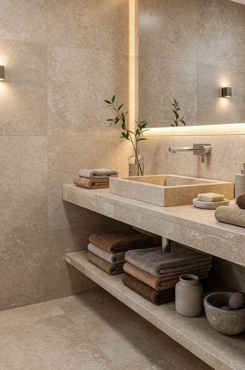 Layer Towels in Earthy, Useful Colors